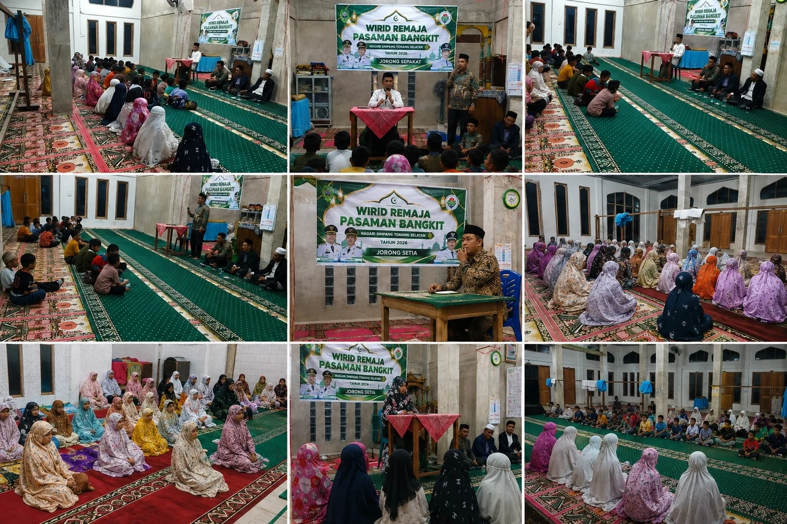 Perkuat Syiar Islam dan Karakter Muda, Nagari Simpang Tonang Selatan Sukses Laksanakan Wirid Remaja Bangkit